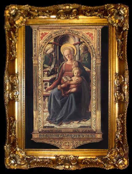 framed  Fra Filippo Lippi Madonna and child, ta009-2